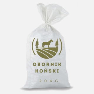 Kompostovaný konský hnoj 20kg organické hnojivo od farmára